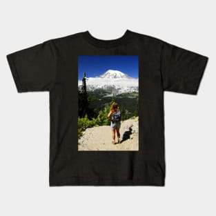 "Rainier Admiration" Kids T-Shirt